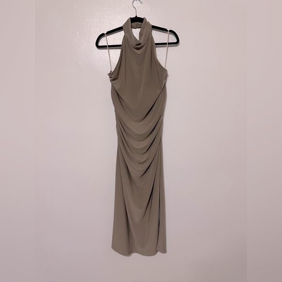 Aritzia Wilfred Smooth Matter Remedy Dress in Grey size XL - Picture 4 of 7
